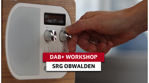 Bild von Workshop rund um DAB+  mit SRF-Experten offeriert von der SRG Obwalden
