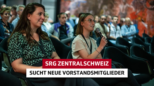 Bild von SRG Zentralschweiz: zwei Vorstandsmitglieder gesucht (mit Expertise bzw. Vernetzung im Bereich Migration oder Wirtschaft)