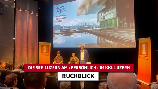 Bild von Live aus dem KKL: Die SRG Luzern zu Gast bei «Persönlich»