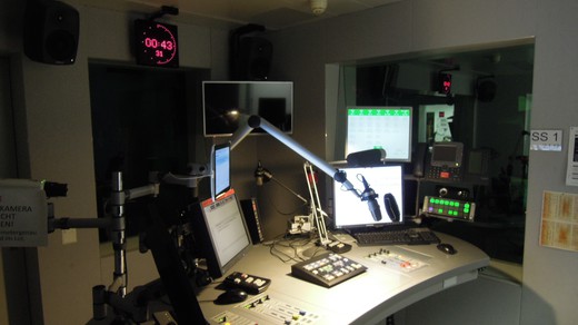 Bild von Besuch SRF-Radiostudio (Newsroom) in Bern