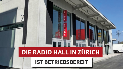 Bild von Die Radio Hall in Zürich ist betriebsbereit