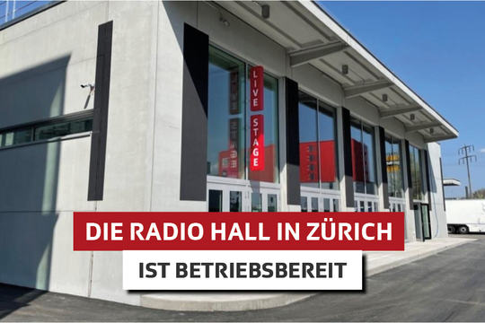 Bild von Die Radio Hall in Zürich ist betriebsbereit