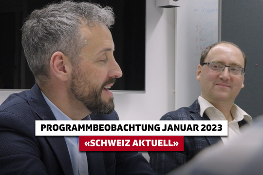 Bild von Programmbeobachtung: «Schweiz aktuell» berichtet so über die Zentralschweiz, wie sie ist