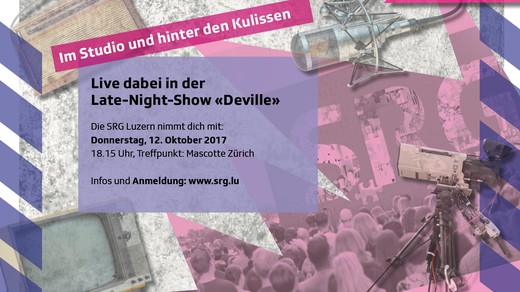 Bild von Live dabei in der Late-Night-Show «Deville»