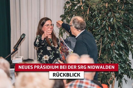 Bild von Neues Präsidium bei der SRG Nidwalden: Der «Brückenfunktionär» gibt das Präsidium in jüngere Hände
