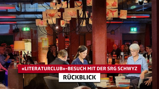 Bild von Ein Abend der Literatur mit der SRG Schwyz: Kreative Köpfe und Buchempfehlungen im Papiersaal Zürich