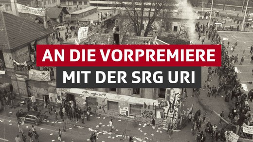 Bild von ABGESAGT - Mit der SRG Uri an die Vorpremiere von Felice Zenoni's «Der Spitzel und die Chaoten» Die Zürcher Jugendunruhen 1980