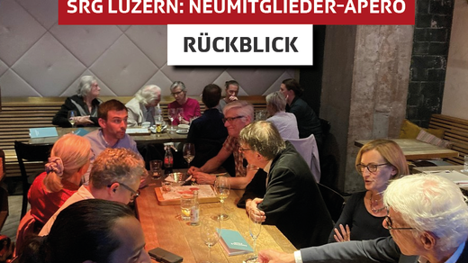 Bild von Gemeinsam für einen starken Service public: Neumitgliedertreffen in Luzern