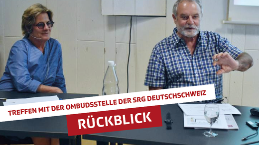 Bild von «Für Krawattenfarbe nicht zuständig»: Die SRG-Ombudsstelle zu Gast bei der SRG Schwyz