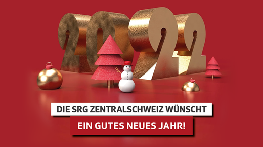 Bild von (Video) Die SRG Zentralschweiz wünscht Ihnen ein gutes neues Jahr!