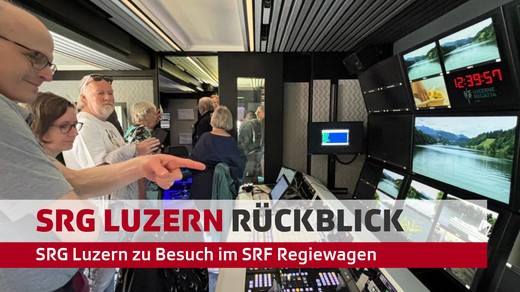 Bild von Lucerne Regatta: SRG Luzern zu Besuch im SRF Regiewagen