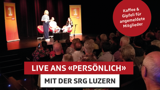 Bild von Kaffee und Gipfeli für SRG Luzern-Mitglieder am «Persönlich» in Hochdorf